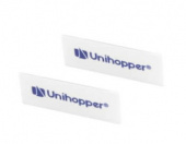 Заглушка пластиковая для ящика Unihopper Magic Box, белая (комплект)
