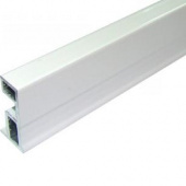 Профиль-ручка вертикальный NF узкий, RAL9016 белый глянец 5,5 м