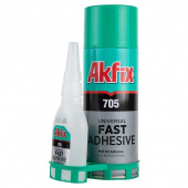 Клей АК 705 AKFIX двухкомпонентный универсальный 400ml+125g