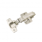 Петля 110° накладная UNIHOPPER SETTON с доводчиком, 45 мм, с 3D планкой Н=0, Clip-on, накладки, никель