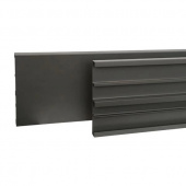 Алюминиевый передний фасад для внутреннего ящика SLIM BOX Н=90 мм, L=1200 мм, орион серый
