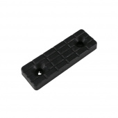 Подпятник 50 х 16 мм пластик, цвет черный, SL