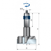 PC04MD-353 сверло правое глухое 35*57.5*10 мм