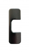 Заглушка декоративная для чашки петли DTC 45/48мм между отверстиями, черная