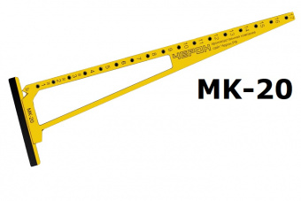 Мебельный кондуктор МК-20 "угольник" система "32" диаметр втулки 5 мм