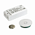 Беспроводной выключатель на касание COSMO, кнопка белая встраив.D=41мм, 220В, 200Вт для LED
