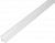 Плинтус для столешниц "мини" вогнутый, L=3000 мм, белый глянец 201