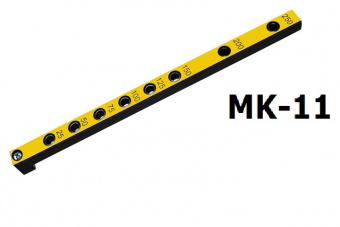 Мебельный кондуктор МК-11 укороченный шаг 25/50 диаметр втулки 7 мм