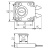 Замок LOCK.202.CR, для шкафа-купе