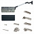 Подъёмный механизм TOP STAY ST ( Н=960-1040 мм ) 8,0-13,9 кг, цвет серый , ST08AН02B