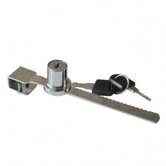 Замок LOCK.318.L140.CR, реечный хром