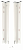 Крепление задней стенки ящика DTC Magic Pro для Н=172 мм, цвет белый