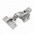 Петля 110° вкладная Prima All-2-Way с доводчиком, 48 мм, с 3D планкой Н=0, Clip-on, никель