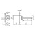 Замок LOCK.288.500.CR, штырьевой на 3 ящика Замок LOCK.288.500.CR, штырьевой на 3 ящика