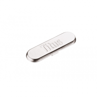 Крышка Titus на петлю Titus T-Type 110/5 мм, 9 мм, 17 мм, сталь, никель