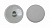 Заглушка головки винта под шестигранник, серый-холодный