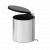 Ведро для мусора Waste Bin Starax, S-2253-SS, 10л, в секцию 400 мм, пластик черный + металл хром