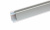 Плинтус для столешниц алюминиевый КВАДРО-С цвет серебро, L=3000 мм