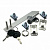Замок LOCK.288.500.CR, штырьевой на 3 ящика