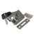 Замок LOCK.805.CR, хром 2 стекла накладной